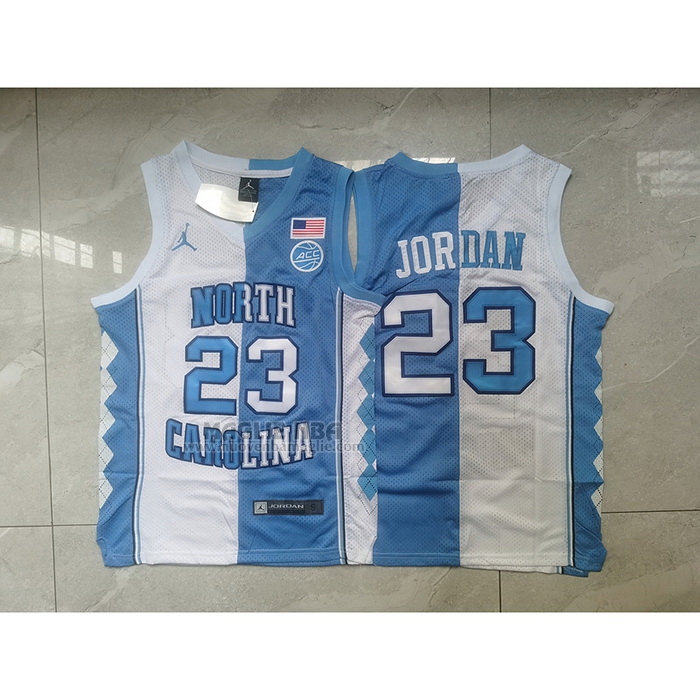 Maglia
 Michael Jordan NO 23 NCAA North Carolina Split Tar Heels Blu
 Bianco
